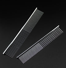 New Dog Comb Long Thick Hair Fur Removal Brush 16/19cm Stainless Steel Lightweight Pets Dog Cat Grooming Combs for Shaggy Dogs