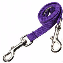 Nylon Double Twin Coupler Dog Leash Strong Two In One V Shape Pet Dog Leash Two Ways Pet Lead Leash for Puppy Pug