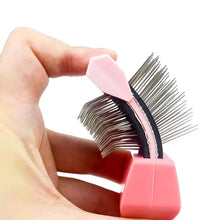 Double Sided Pet Hair Trimmer Comb Brush Dog Cat Hair Fur Bristle Grooming Shedding Cleaning Massage Comb Hair Remover