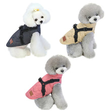 Warm Dog Clothes For Small Dog Windproof Winter Pet Dog Coat Jacket Padded Clothes Puppy Outfit Vest Yorkie Chihuahua Harness