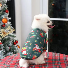 Christmas Pet Dog Clothes for Small Dogs Plus Fleece Puppy Cat Clothing Warm Winter Pets Sweater Chihuahua Festival Costume