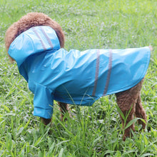 Waterproof Pets Clothes Reflective Hooded Dog Raincoats PU Puppy Pet Rain Coat Jackets Outdoor Cats Clothing for Chihuahua