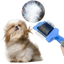 Double Sided Pet Hair Trimmer Comb Brush Dog Cat Hair Fur Bristle Grooming Shedding Cleaning Massage Comb Hair Remover