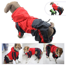 Waterproof Dog Raincoat Oxford Dog Clothes Jacket Puppy Chihuahua Jumpsuit Costume Small Medium Dogs Rain Coat Hooded Jacket