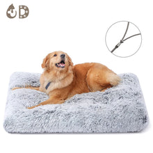 Dog Bed Mats Washable Large Dog Sofa Bed Portable Pet Kennel Fleece Plush Cushion Full Size Deep Sleep Dog Bed Pet Accessories