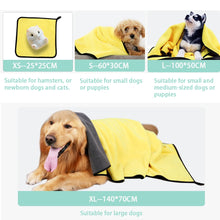 Quick-Drying Dog And Cat Towels Soft Fiber Towels Absorbent Bath Towel Pet Bathrobe Convenient Cleaning Towel Pet Supplies