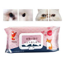 Pet Grooming Wipes Portable Gentle Cleaning Wipes Anti-Adhesion Design Hygienic Pet Wet Paper Towels Cleansing & Grooming Thick