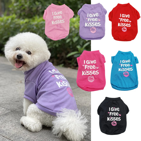 Pet Dog Clothes Summer Puppy Pet Clothing For Dog Vest Shirt Cat T Shirt Soft Sweatshirt Chihuahua Yorkshire Clothes For Dogs