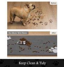 Pet Placemat Dog Food bowl Mat Cat Dog Drinking Feeding Placemat Waterproof Pet Bowl Pad Feeder Easy to Clean Dog Food Mat