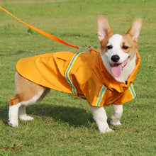 Dog Raincoat S-5XL PU Leather Reflective Adjustable  Rainproof Cloak Hoodies Rain Coat Jacket For Dogs Apparel Clothes