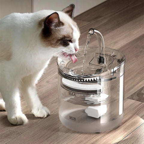 Pet Cat Water Fountain Filter Automatic Sensor Drinker Pet Feeder for Cat Dog Feeder Pet Water Dispenser Auto Drinking Fountain