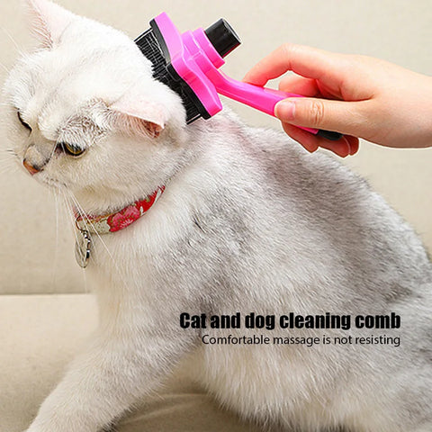 Cats Brush  Professional Comb for Dogs Cat Hair Grooming Gilling Brush Quick Cleaning Tools Plastic Dogs Cat Combs Pet Supplies