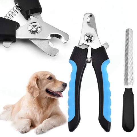 Professional Pet Nail Clipper with Safety Guard Stainless Steel Scissors Cat Dog Claw Care Grooming Supplies Size Fits All