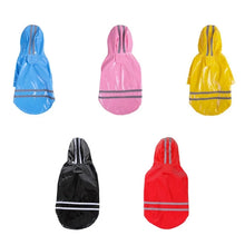 Summer Outdoor Puppy Pet Rain Coat Hoody Waterproof Jacket PU Raincoat for Dogs Cats Apparel Clothes Wholesale dog Item pet Item