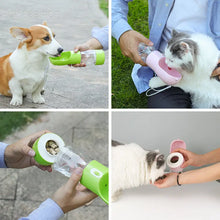 2023 Pet Dog Water Bottle Feeder Bowl Portable Water Food Bottle Pets Outdoor Travel Drinking Dog Bowls Water Bowl for Dogs