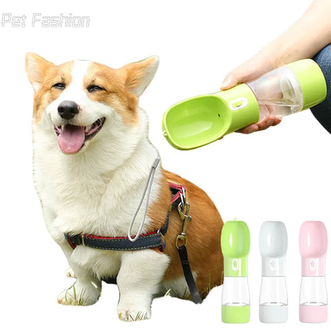 2023 Pet Dog Water Bottle Feeder Bowl Portable Water Food Bottle Pets Outdoor Travel Drinking Dog Bowls Water Bowl for Dogs