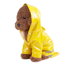 Dog Raincoat Outdoor Puppy Pet Rain Coat S-XL Hoody Waterproof Jackets PU Raincoat for Dogs Cats Apparel Clothes Wholesale