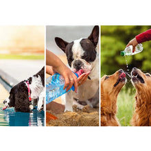 Pet Dog Water Bottle Outdoors Travel Portable With Bowl Multifunction Dog Bowl Durable Cat Drinking Feeder Dog accessories