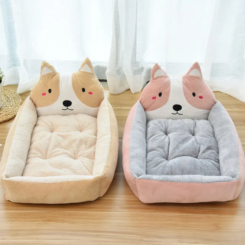 Dog Kennel Large Dog Warm Cat Kennel Online Celebrity Cartoon Pet Kennel Dog Bed Dog Pad Pet Products Wholesale