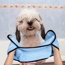 Quick Drying Dog Bath Towel Fiber Absorbent Cat Bath Towel Convenient Pet Cleaning Washcloth Pet Accessories