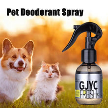 Push Safety Lock Dog Deodorant 100ml Dog And Cat Perfume Pet Spray High-density Cat Dog Deodorizing Spray For Pet Supplies