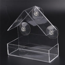 Transparent Plastic Window Bird Feeders Parrot Lovebird Pigeon Hanging Viewing Feeding Tool Container Pet Supplies Accessories