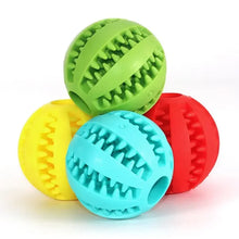 Soft Dog Toys Interactive Elastic Ball Food Super Tough Rubber Ball Supplies Pet Products Home Garden