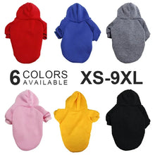 Dog Hoodies Clothes for Small Larger Dogs Soft Warm Pet Clothing Chihuahua Bulldog Costume Coat Classic Pet Outfit Accessories