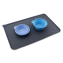 1PC Waterproof Pet Mat For Dog Cat Silicone Pet Food Pad Pet Bowl Drinking Mat Dog Feeding Placemat Easy Washing