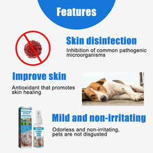 Itch and Irritation Relief Suitable for cats, Dogs or Other Pets Skin Care Spray Pet Wound and Skin Care Spray