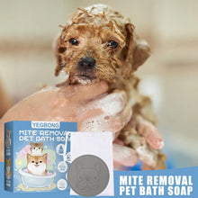 Mite Removal Bath Washing Soap With Bubble Net Anti Itch Body Deodorant Moisturizes Soothes Dog Cat Washing Soap Pet Supplies