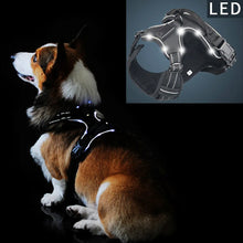 Promenade Dog Harness Pet Led Bright Collar for Dog Safety Night Travel Flashing Luminous Harnais Chat Collar Vest Dog Supplies