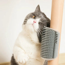 Cats Groomer Self Brush Pet Massage Self Comb Removable Cat Wall Corner Scratching Rubbing Brush Pet Grooming Cleaning Supplies