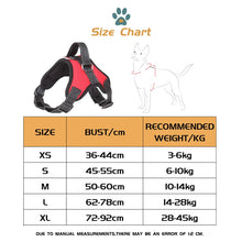 K9 Dog Harness Vest Reflective  Small Medium Large Big Dogs Chest Strap with Handle Adjustable Outdoor Training Pet Harness Set