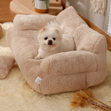 Cat Bed Sofa Winter Warm Pet Sleeping Cushion Detachable Plush Kitten Dog Kennel Non-slip Mats Puppy House Basket Supplies Gatos