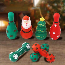 Puppy Chew Toys Squeaky Dog Toys Christmas Theme Teething Toys Pet Toys Fun For Indoor Puppies And Dogs Chewing And Playing