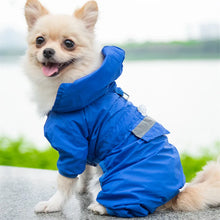 Pet Cat Dog Waterproof Raincoat Jumpsuit Reflective Hooded Puppy cat Rain Coat Outdoor Clothes Jacket for Small Dog Pet Supplies