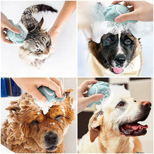 Silicone Pet Bath Brush Dog SPA Massage Comb Dogs Cats Shower Hair Grooming Comb Dog Cleaning Brush Pet Supplies