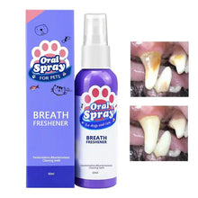 60ml Pet Spray Dog Oral Care Bad Breath Teeth Cleaning Freshener Oral Spray Safe Pets Fresh Breath Dental Spray For Dog And Cats