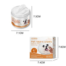 60pcs Eye Pet Wet Wipes Dog Cat Tear Stain Removal Clean Paper Pet Eye Grooming Tools Wipes Pet Health Care