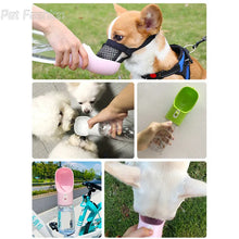 2023 Pet Dog Water Bottle Feeder Bowl Portable Water Food Bottle Pets Outdoor Travel Drinking Dog Bowls Water Bowl for Dogs