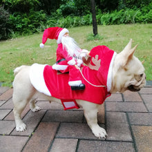 Christmas Pet Dog Dressing Up Clothes Funny Santa Claus Costume For Dogs Winter Warm Dog Coat Chihuahua Pug Yorkshire Clothing