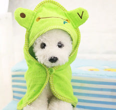 Cute Pet Dog Towel Soft Drying Bath Pet  for Cat Hoodies Puppy Super Absorbent Bathrobes Cleaning Necessary Supply