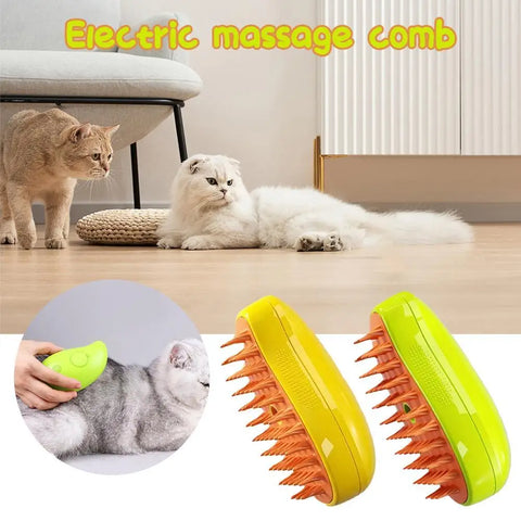 Anti-Flying Massage Bath Usb Charging Cat Comb Floating Hair Removal Comb Pet Care Cat And Dog Pet Electric Spray Massage Comb