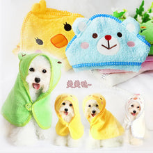 Cute Pet Dog Towel Soft Drying Bath Pet  for Cat Hoodies Puppy Super Absorbent Bathrobes Cleaning Necessary Supply