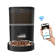 4L Timing Feeder APP Smart Pet Feeder Dog Food Automatic Dispenser with Camera Suitable for Small Cats and Dogs Remote Feeding