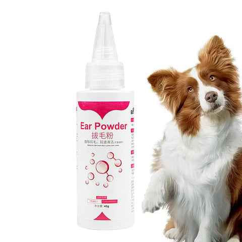 Pet Ear Cleanser Remove Earwax 42g Ear Plucking Powder Ear Cleaning Products Ear Canal Clean For Cats And Dogs Care Supplies