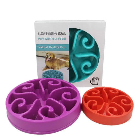 Eat Slow Dog Bowl  Feeder Bath Pet Supplies  Accessories     For Cat s     WF923