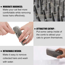 Cats Groomer Self Brush Pet Massage Self Comb Removable Cat Wall Corner Scratching Rubbing Brush Pet Grooming Cleaning Supplies