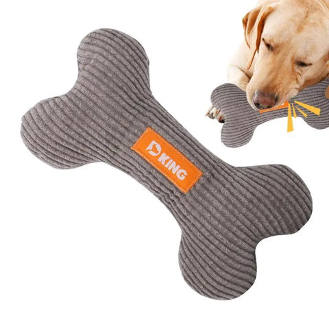 Lovely Plush Pet Dog Toy Bones Daily Fun And Teeth Clean Dog Entertainment Funny Dog Squeaky Bone Toy For Pet Puppy Chew